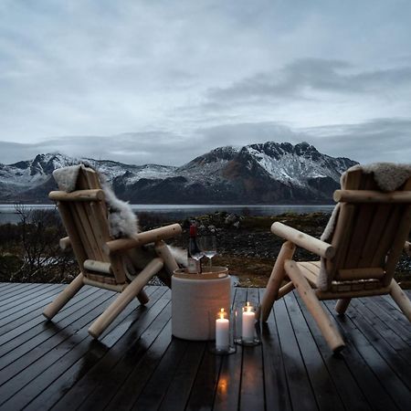 Luksushytte Med Jacuzzi, Summer&Winter Retreat Lyngværet Exterior foto