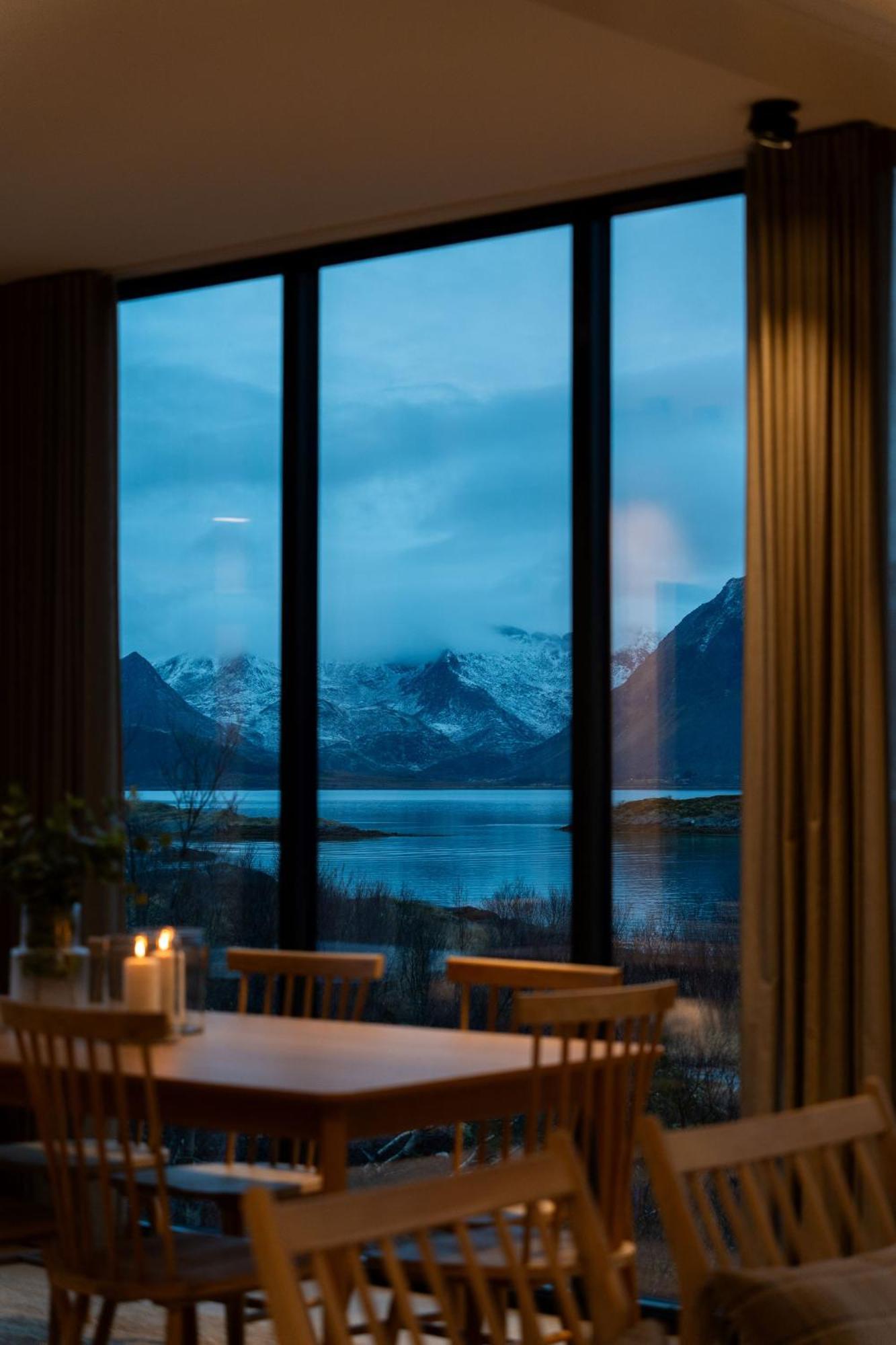 Luksushytte Med Jacuzzi, Summer&Winter Retreat Lyngværet Exterior foto